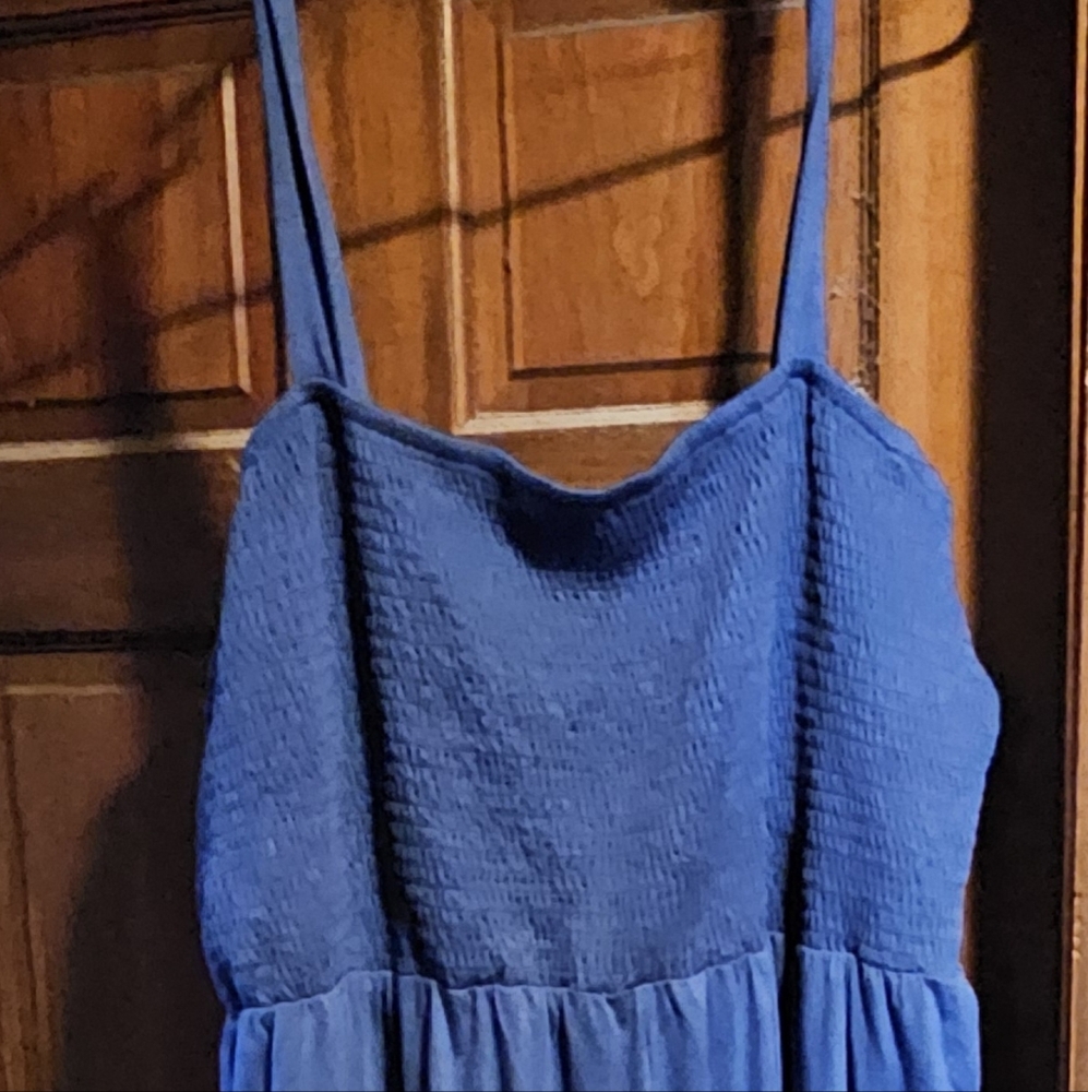 Wideleg jumpsuit with spaghetti straps